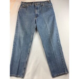 Levis Relaxed Fit Jeans‎ Straight Leg Light Wash Denim Mens Size 38x30